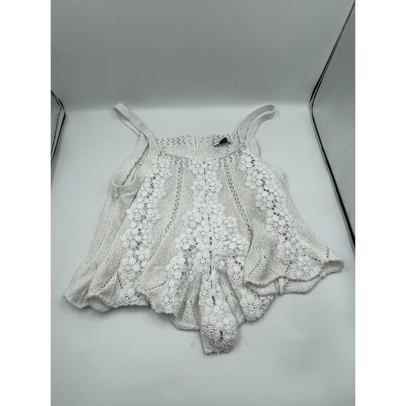 American Eagle Lace Style Tank Top Size Medium - Picture 1 of 5
